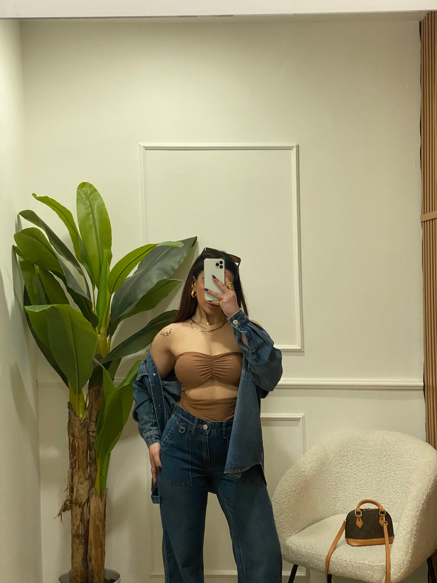 Coordinato denim camicia