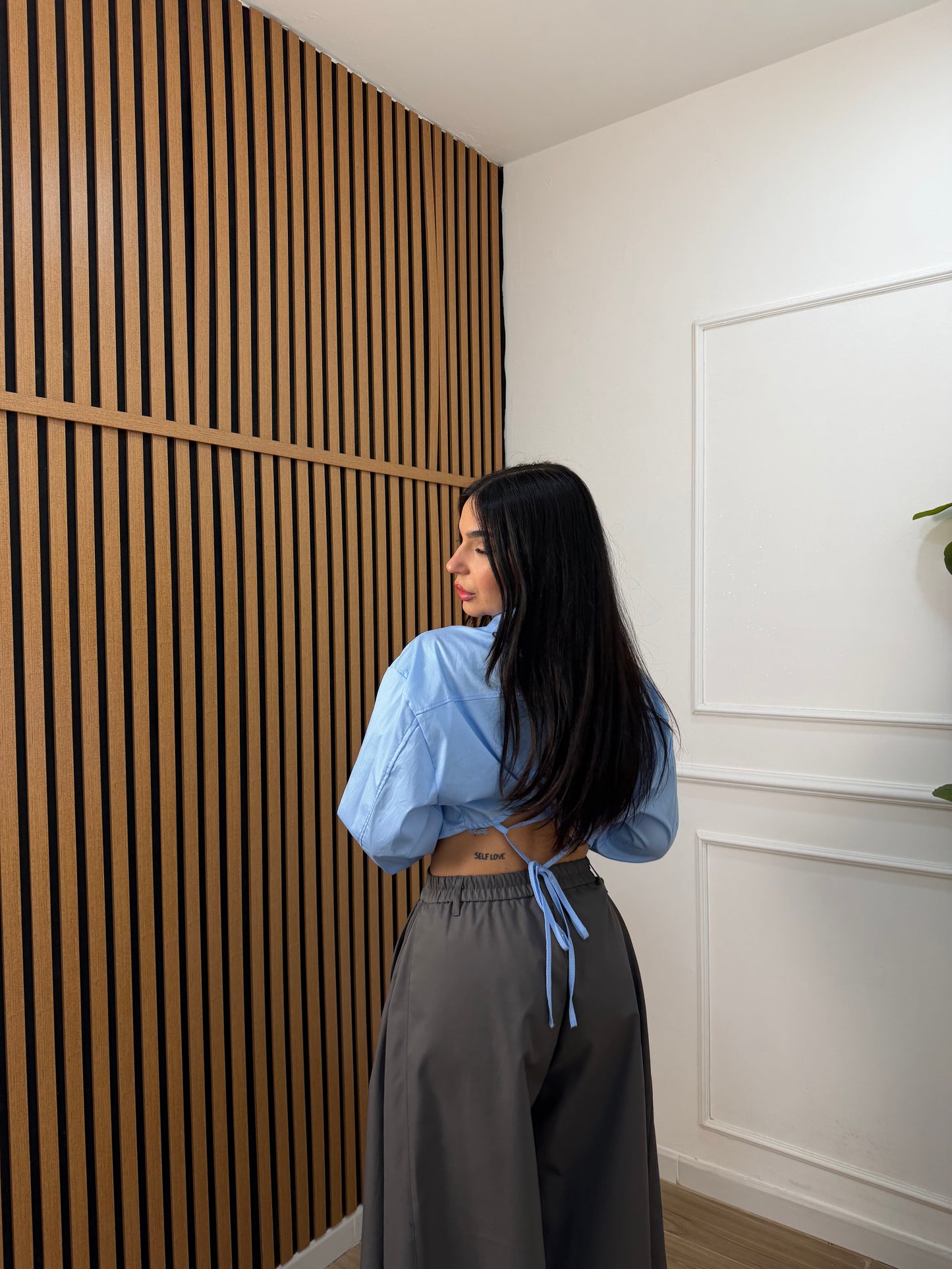 Camicia crop Simo