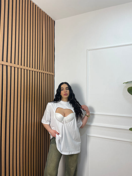 T-shirt spalline Love