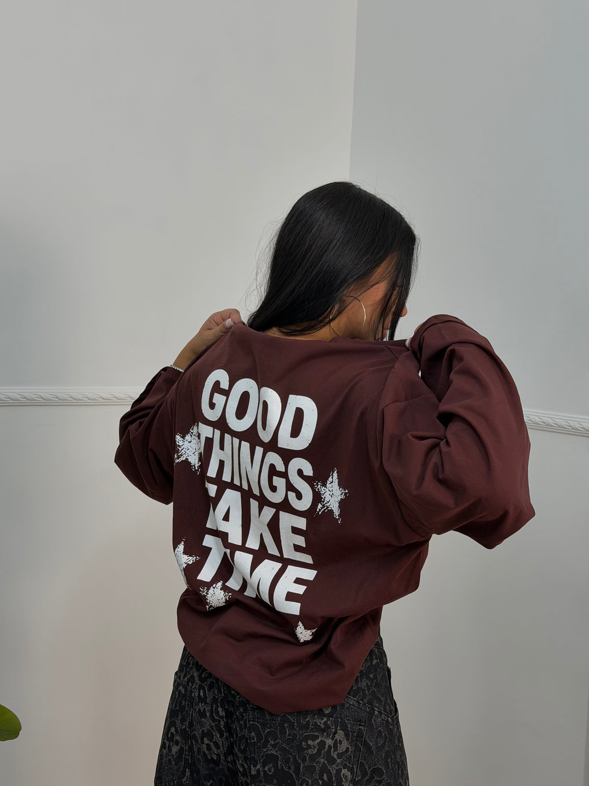 T-shirt long sleeve TIME