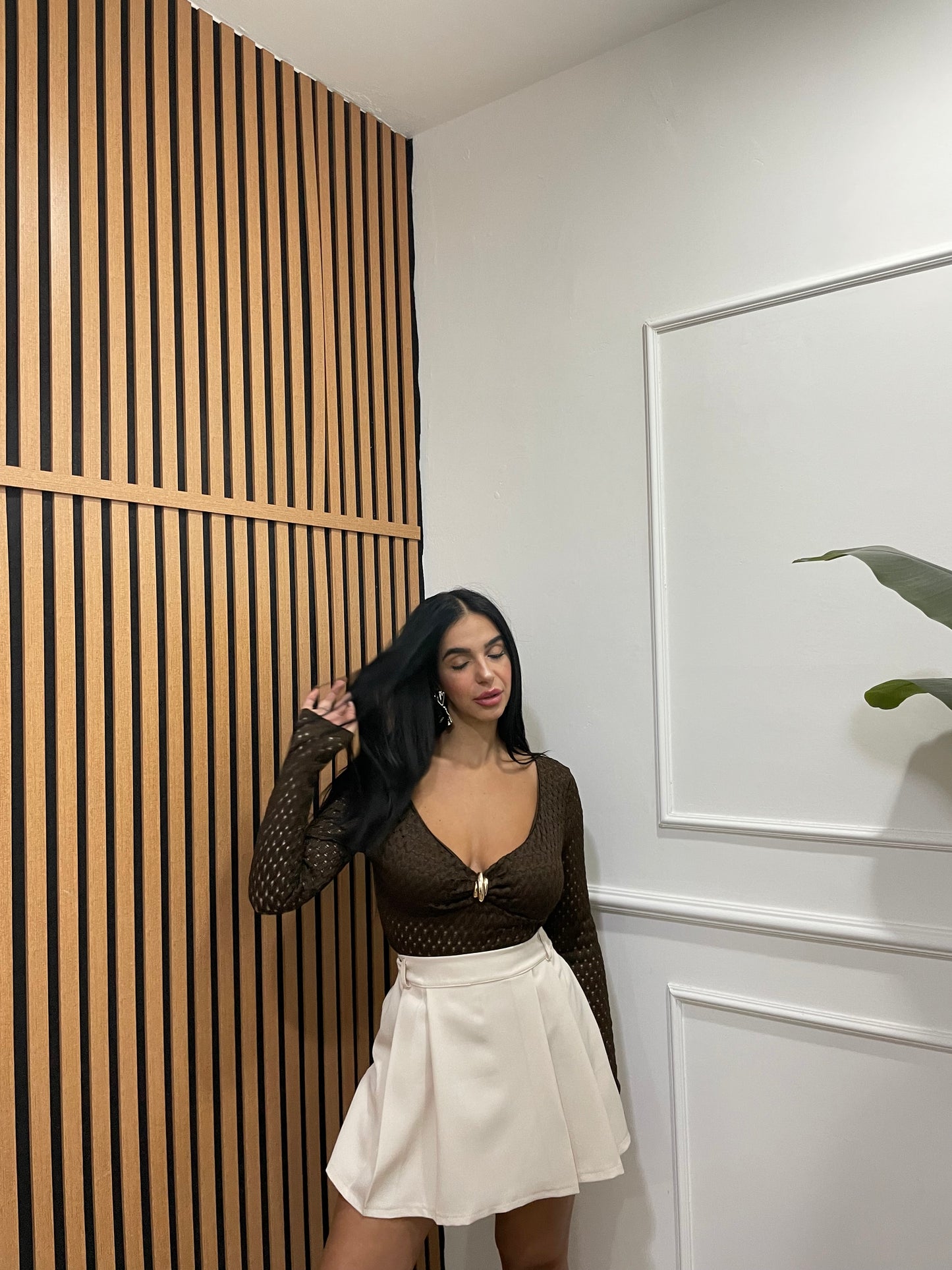 Body traforo dettagli gold