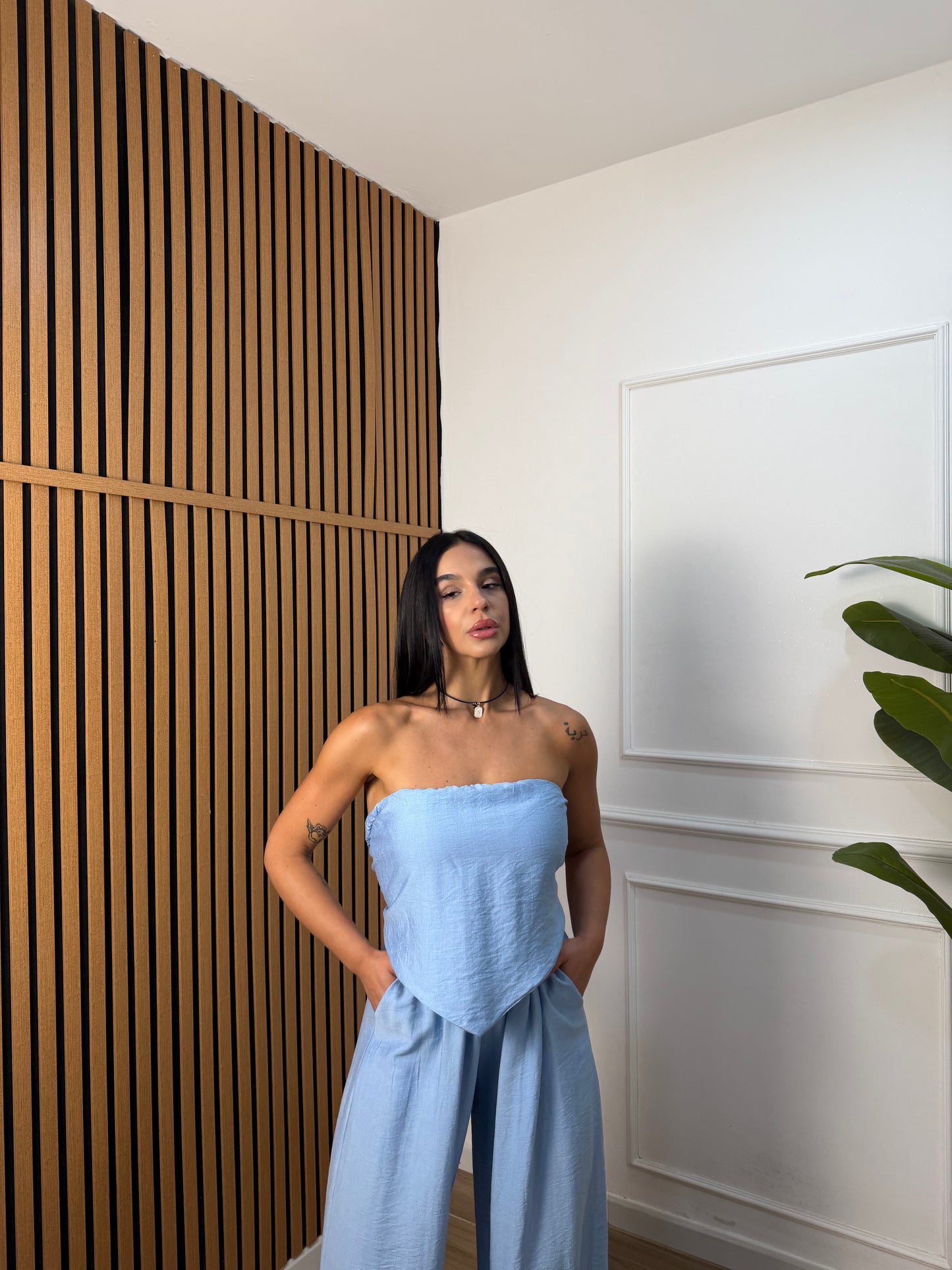 Coordinato top Bandana