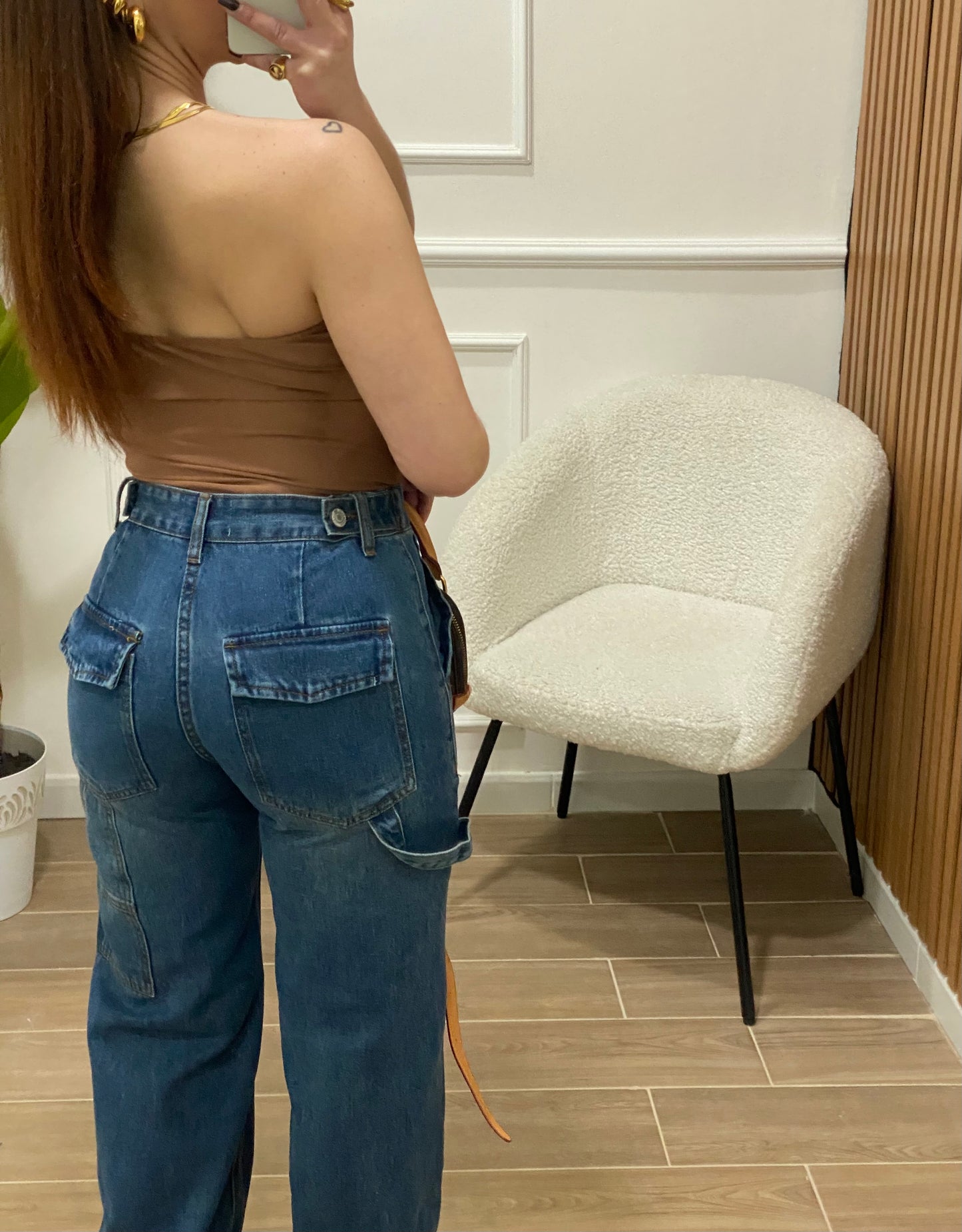 Coordinato denim camicia