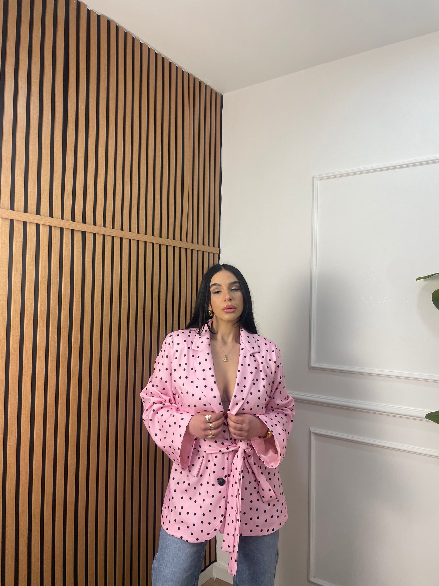 Blazer cintura pois