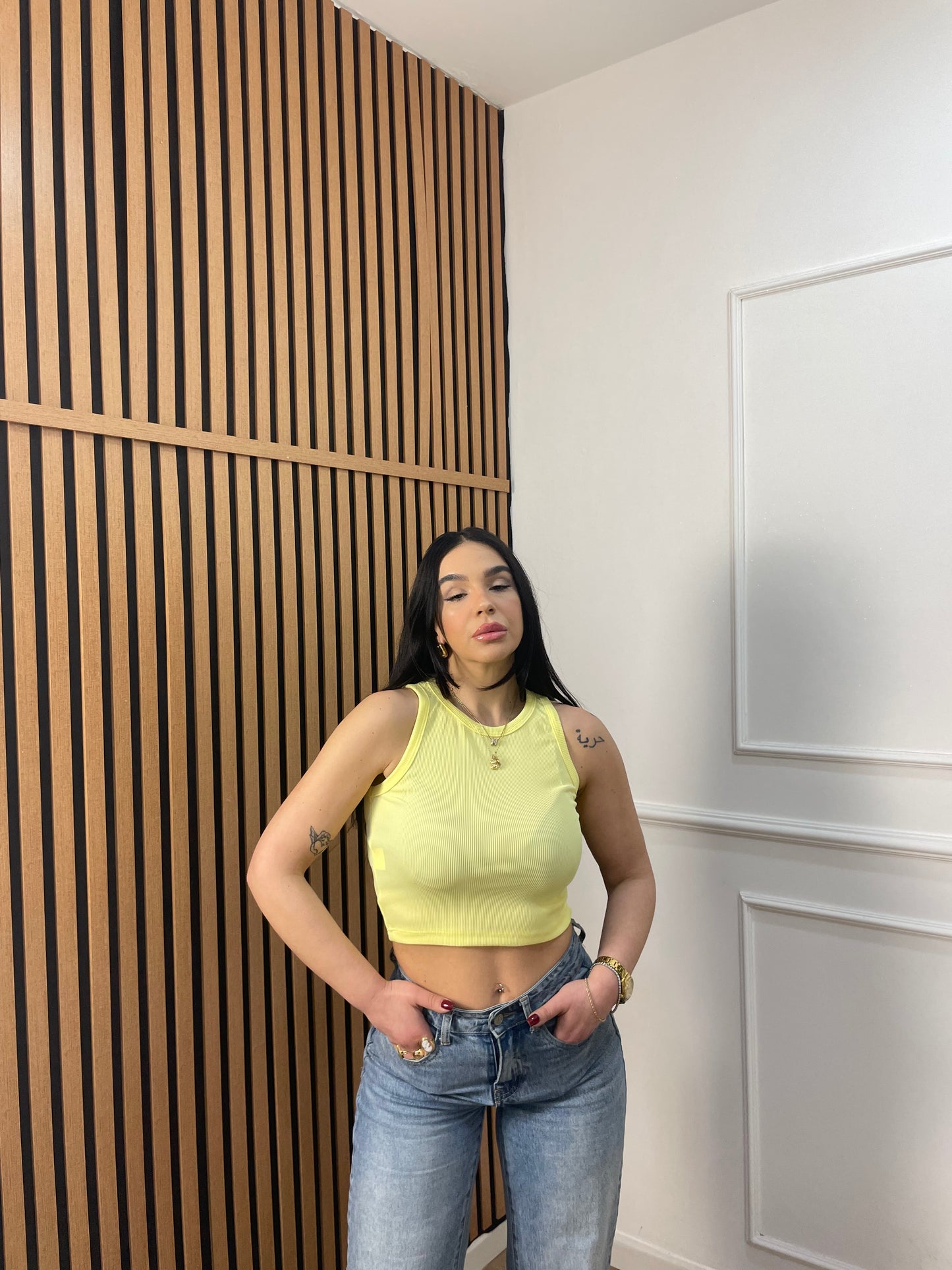 Canotta costine crop