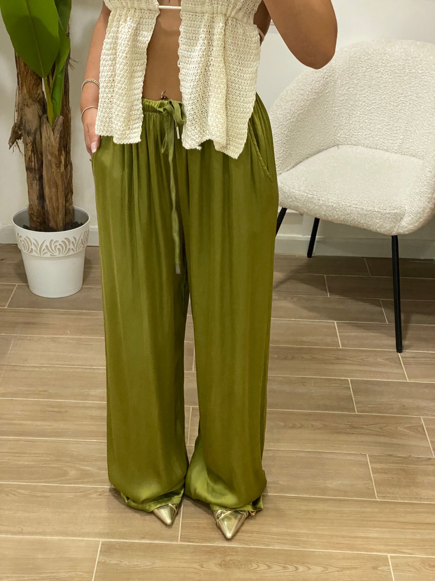 Pantalone raso basic