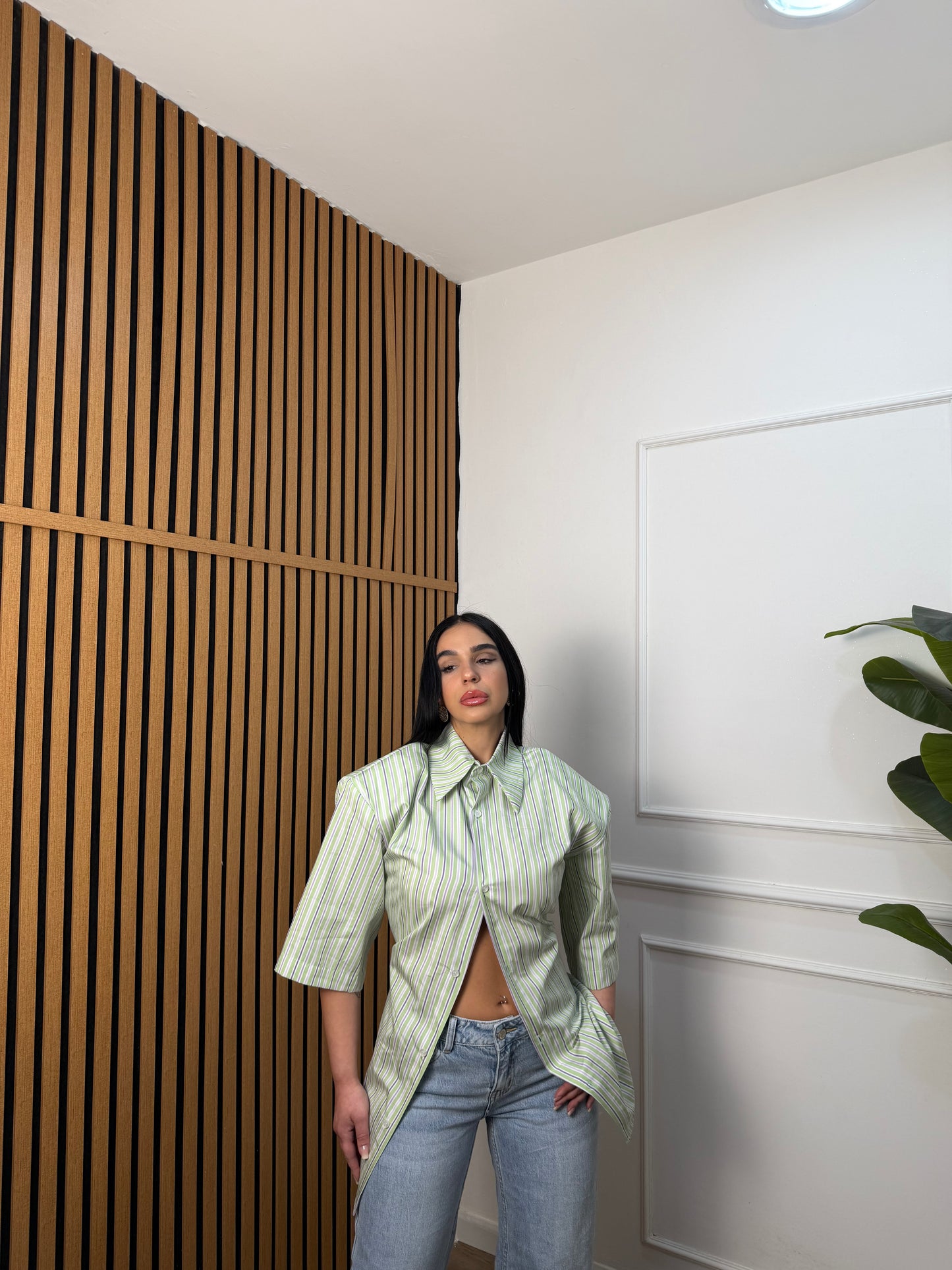 Camicia super spalline