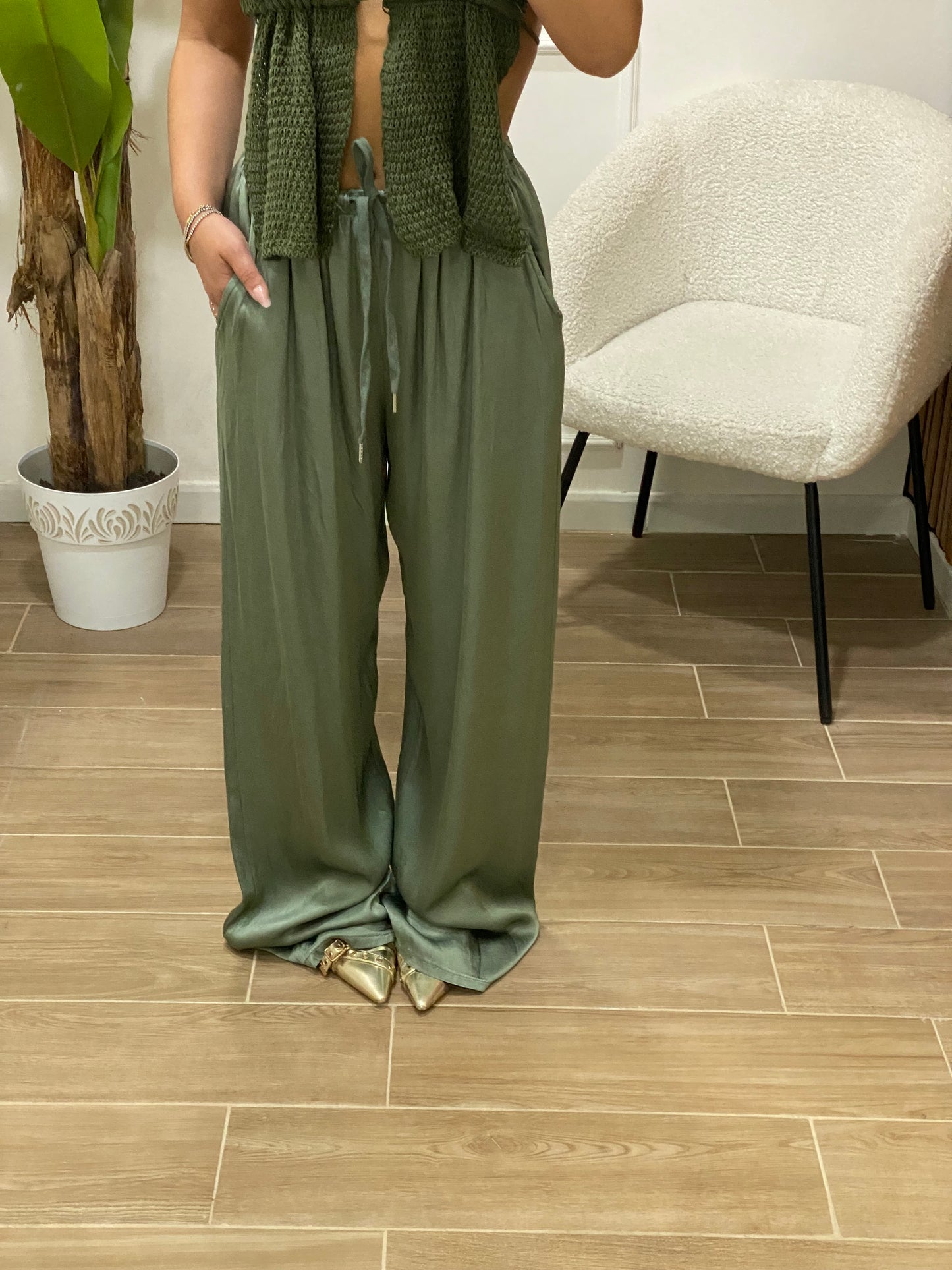 Pantalone raso basic