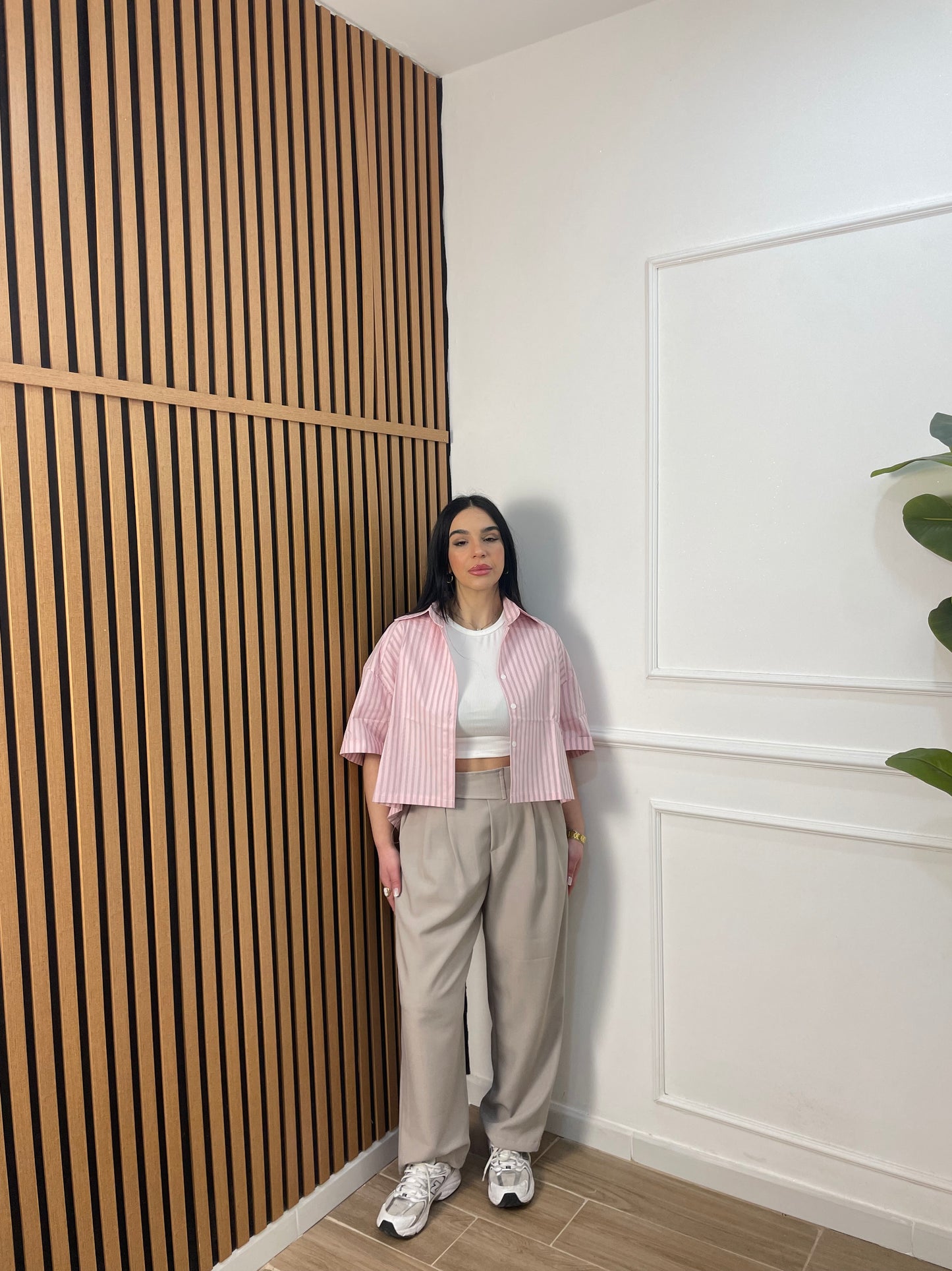 Pantalone bottoncini laterale