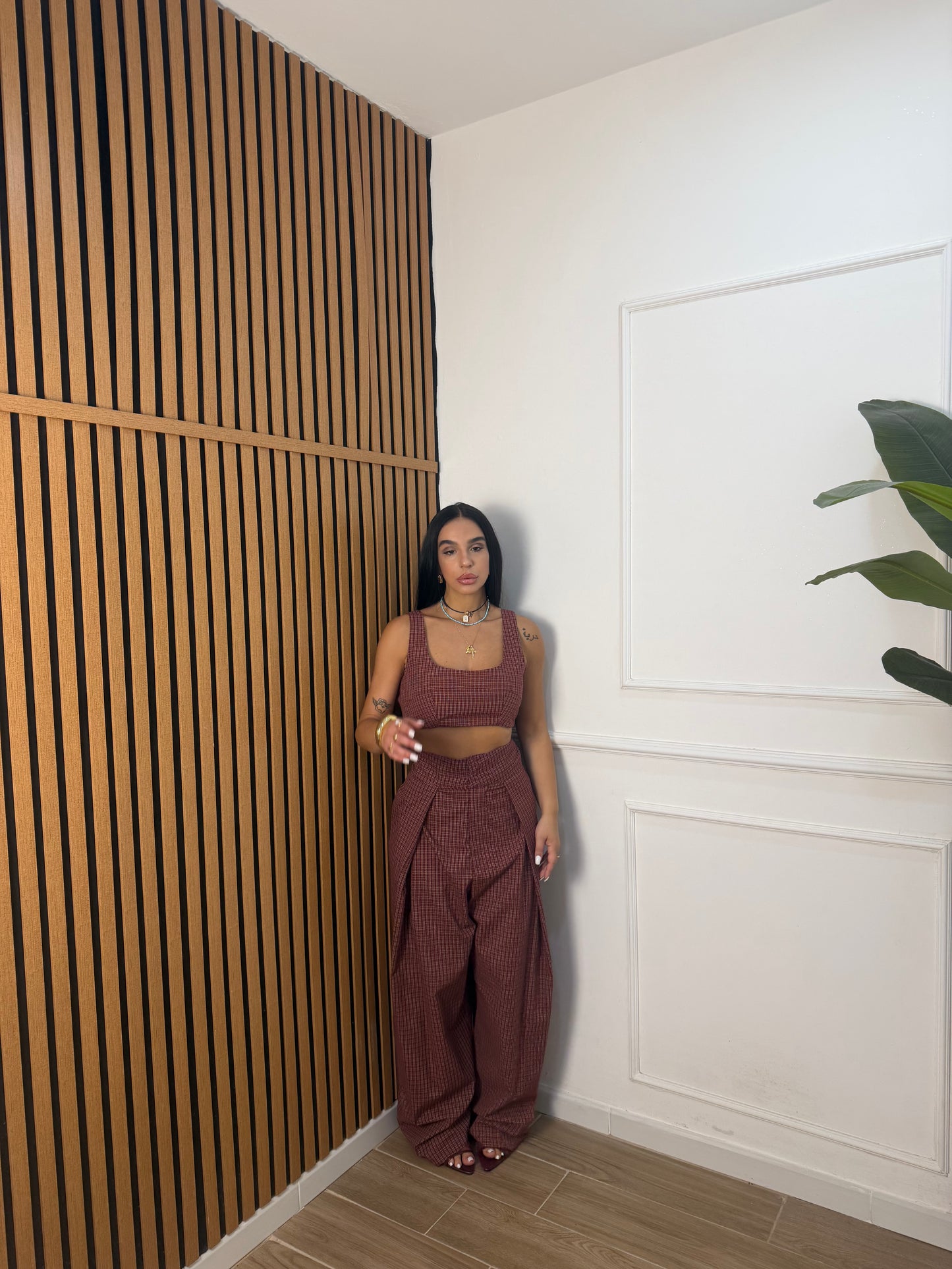 Coordinato quadretti Justwest