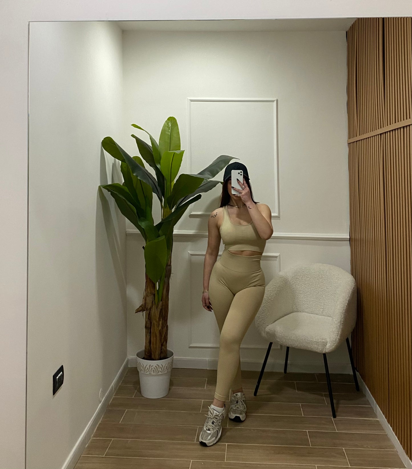 Coordinato modellante top incrocio