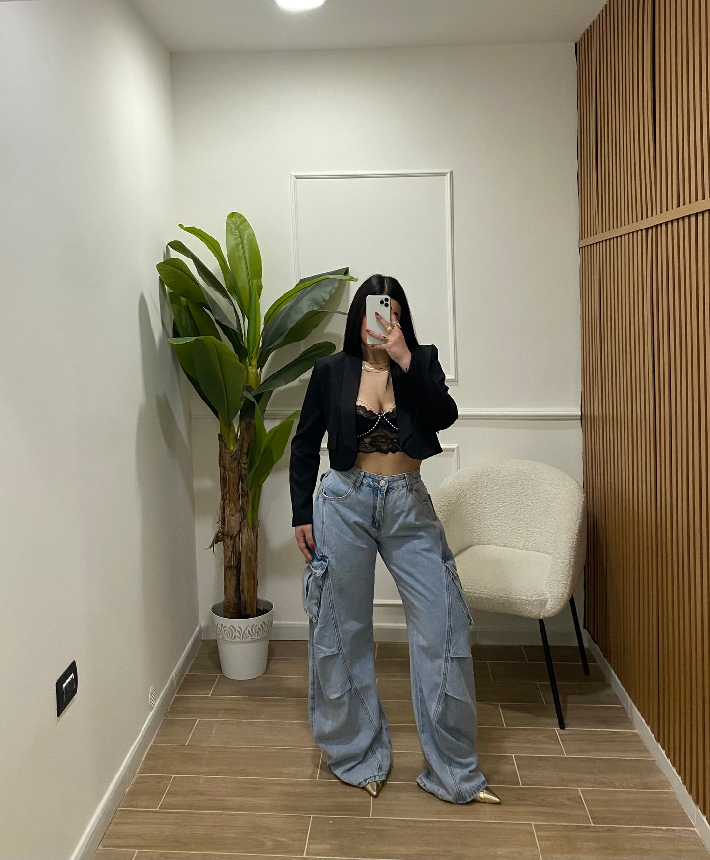 Jeans balloon tasche