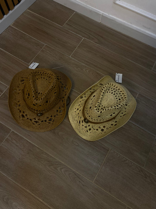 Cappello cowboy traforo rigido