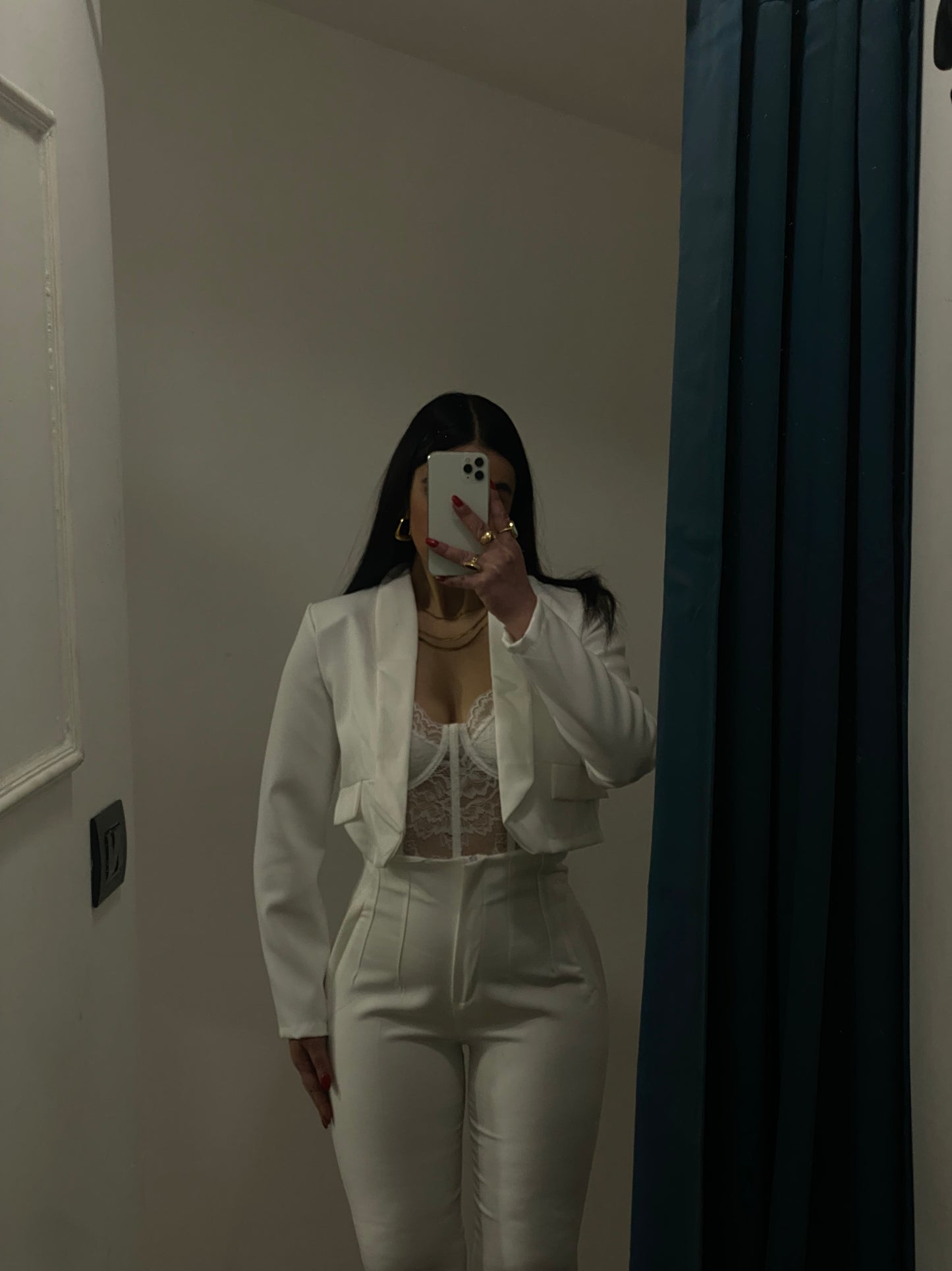 Giacca crop sfoderata