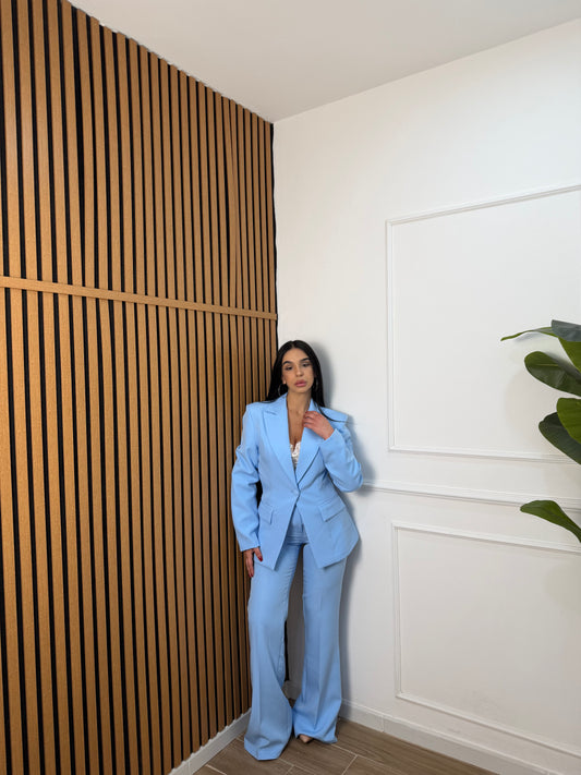 Tailleur promise azzurro