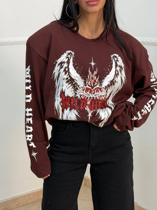 T-shirt long sleeve WILD HERAT