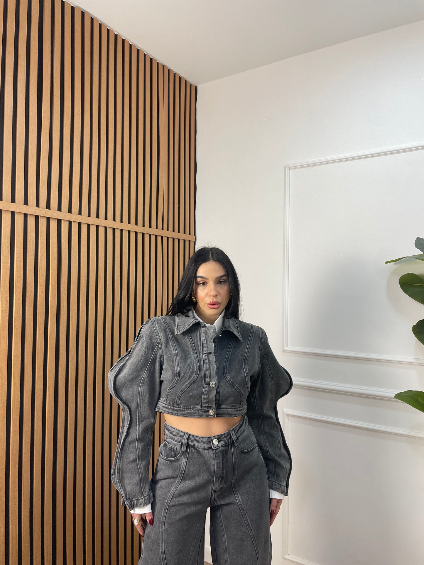 Coordinato denim super