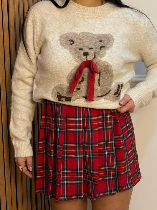 Gonna plisset tartan