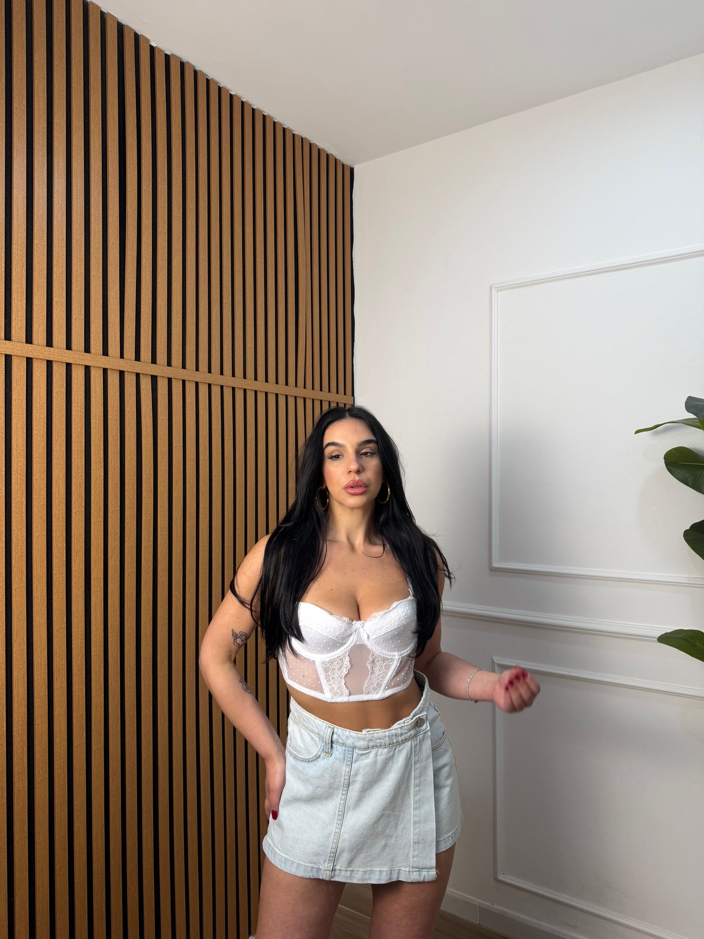 Bralette cielo Bianca