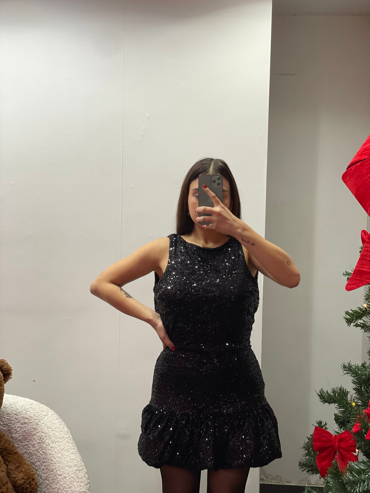 Tubino paillettes ballon