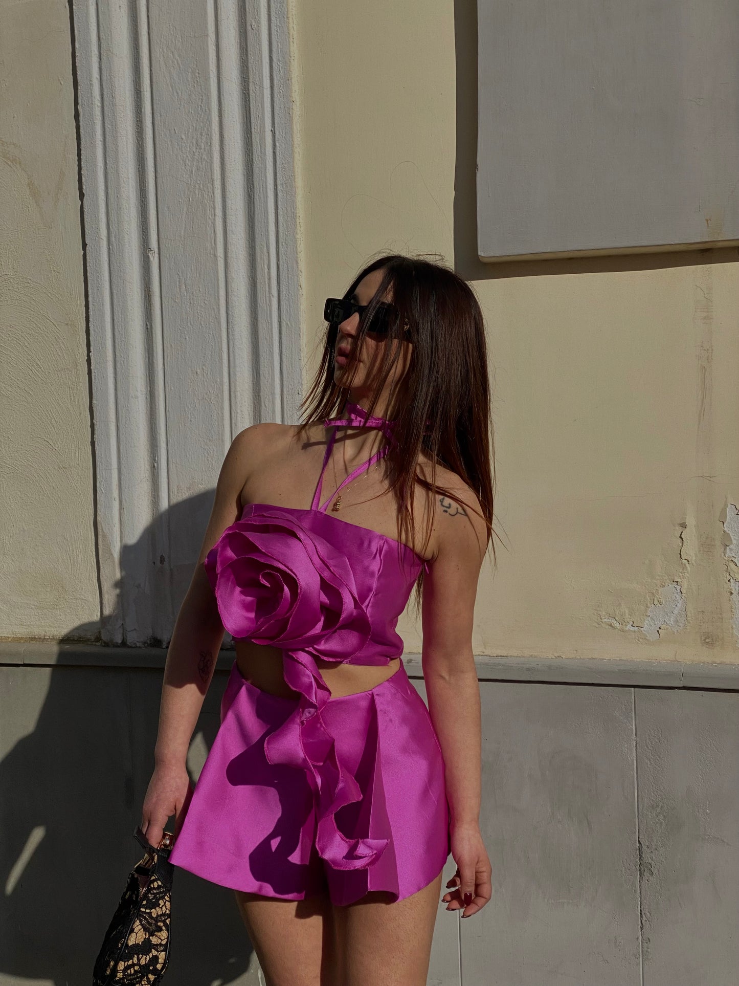 coordinato lumina maxi rosa