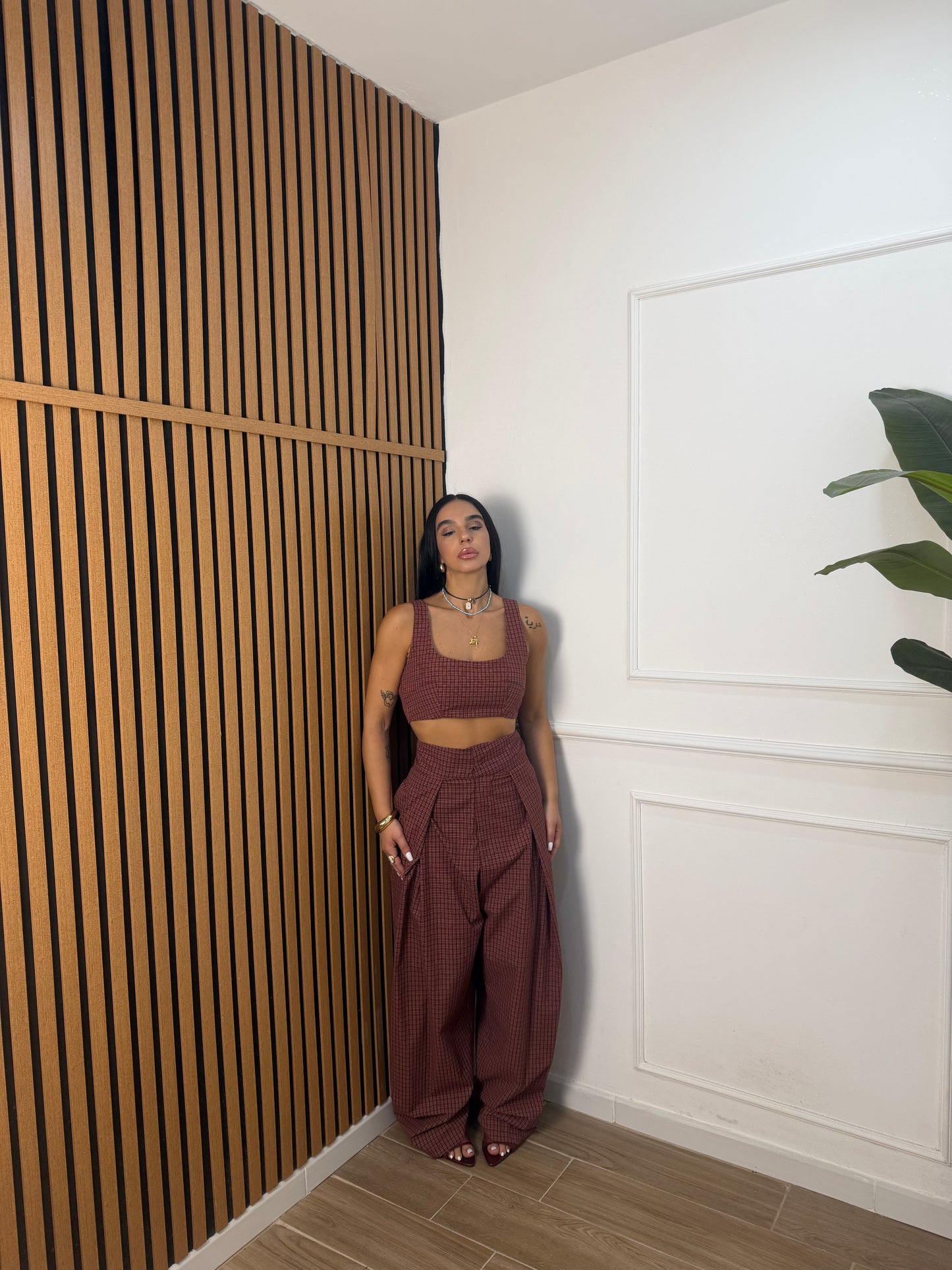 Coordinato quadretti Justwest