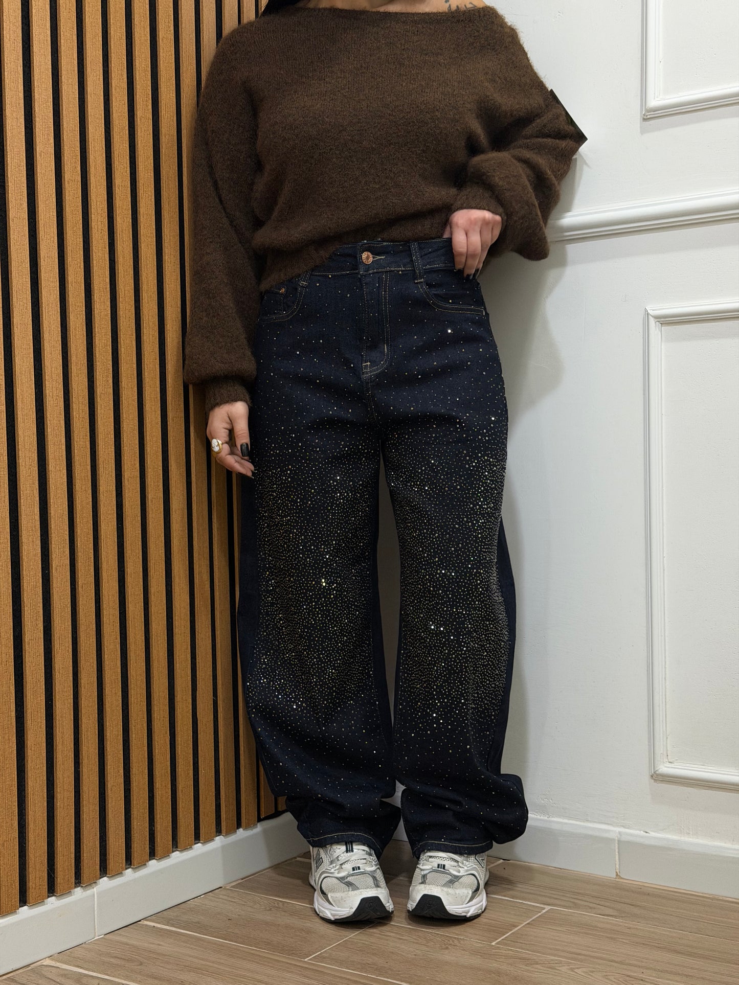 Jeans balloon swarovski