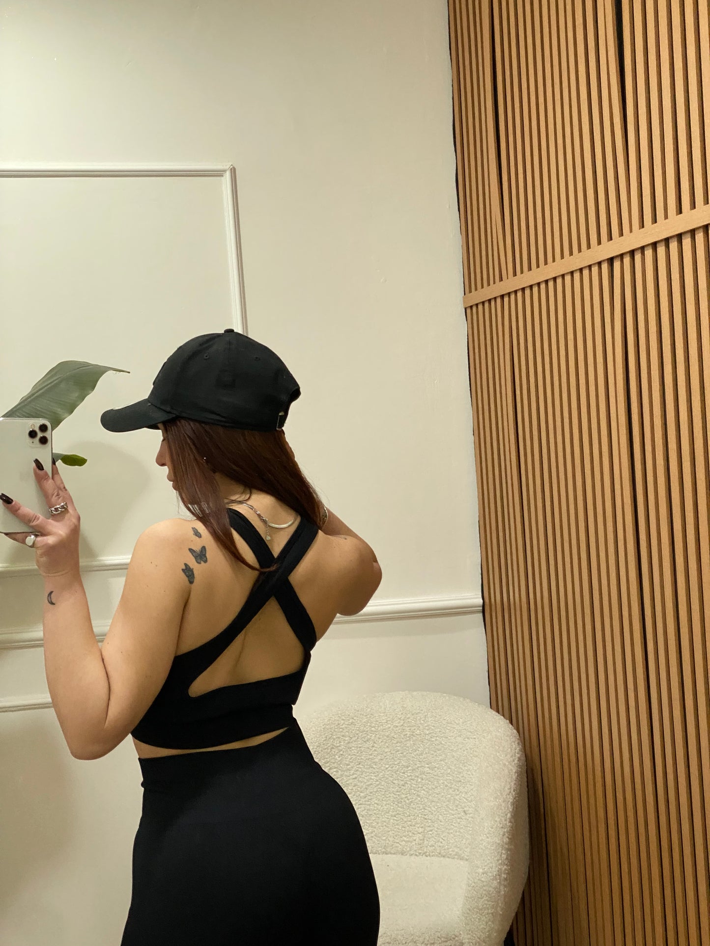 Coordinato modellante top incrocio