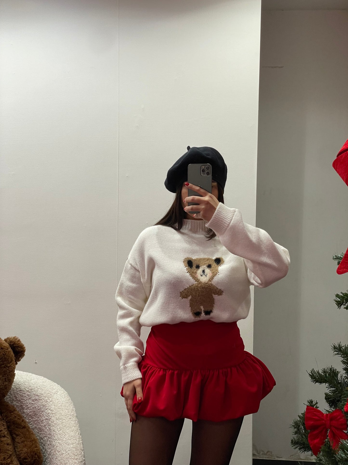 Pull mezzo collo teddy