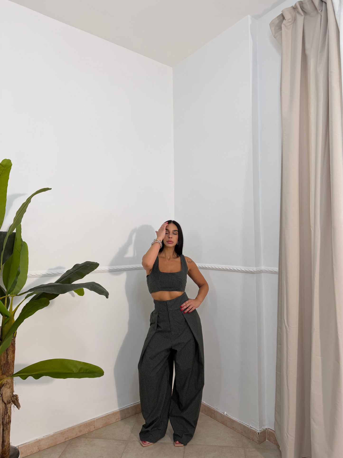 Coordinato Justwest quadretti