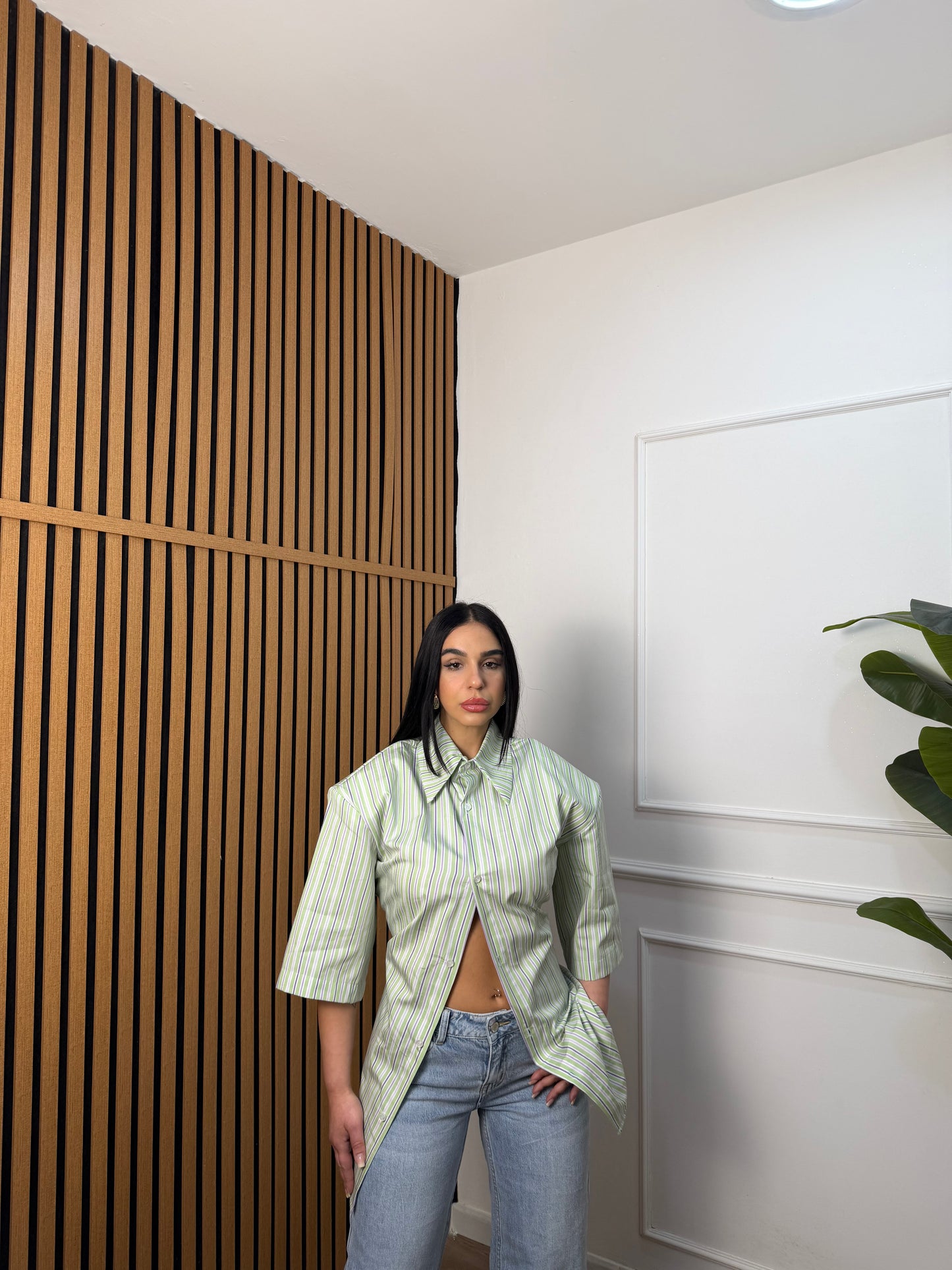 Camicia super spalline