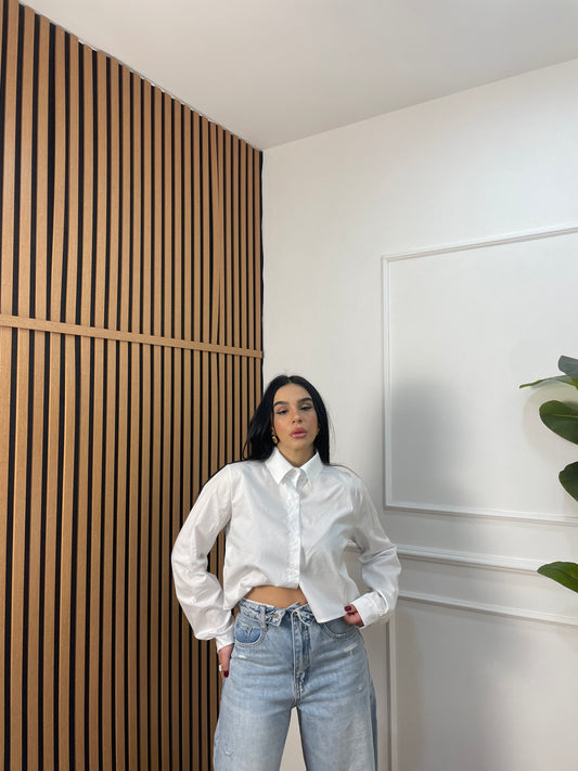 Camicia crop  Basic
