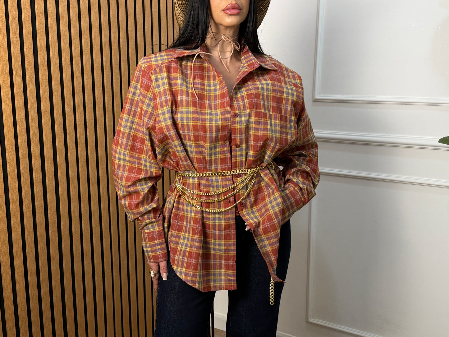 Camicia quadri simba