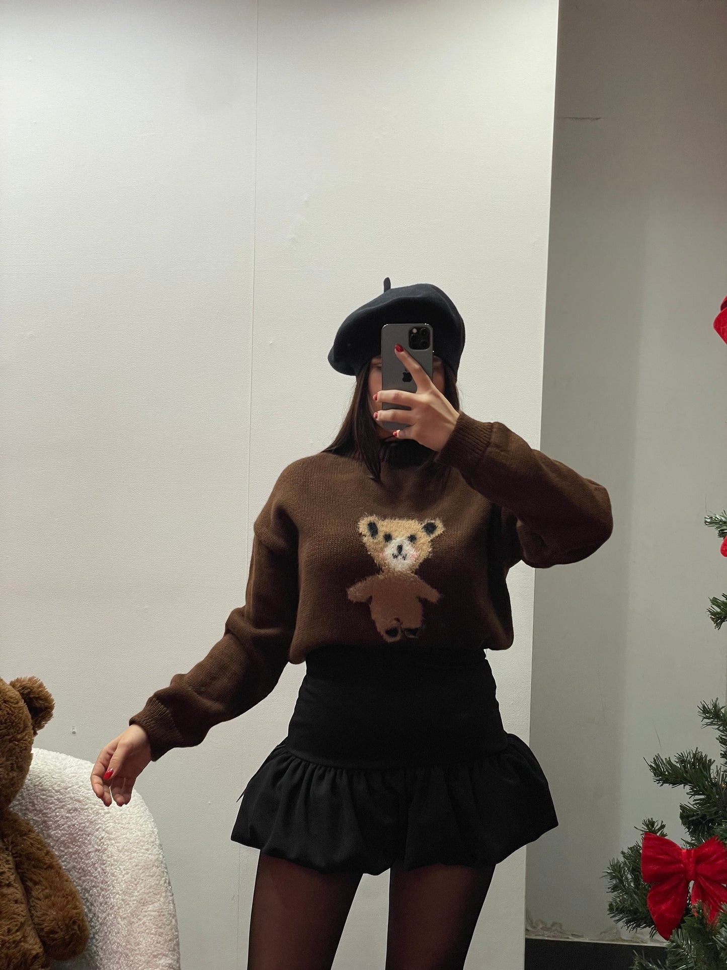 Pull mezzo collo teddy