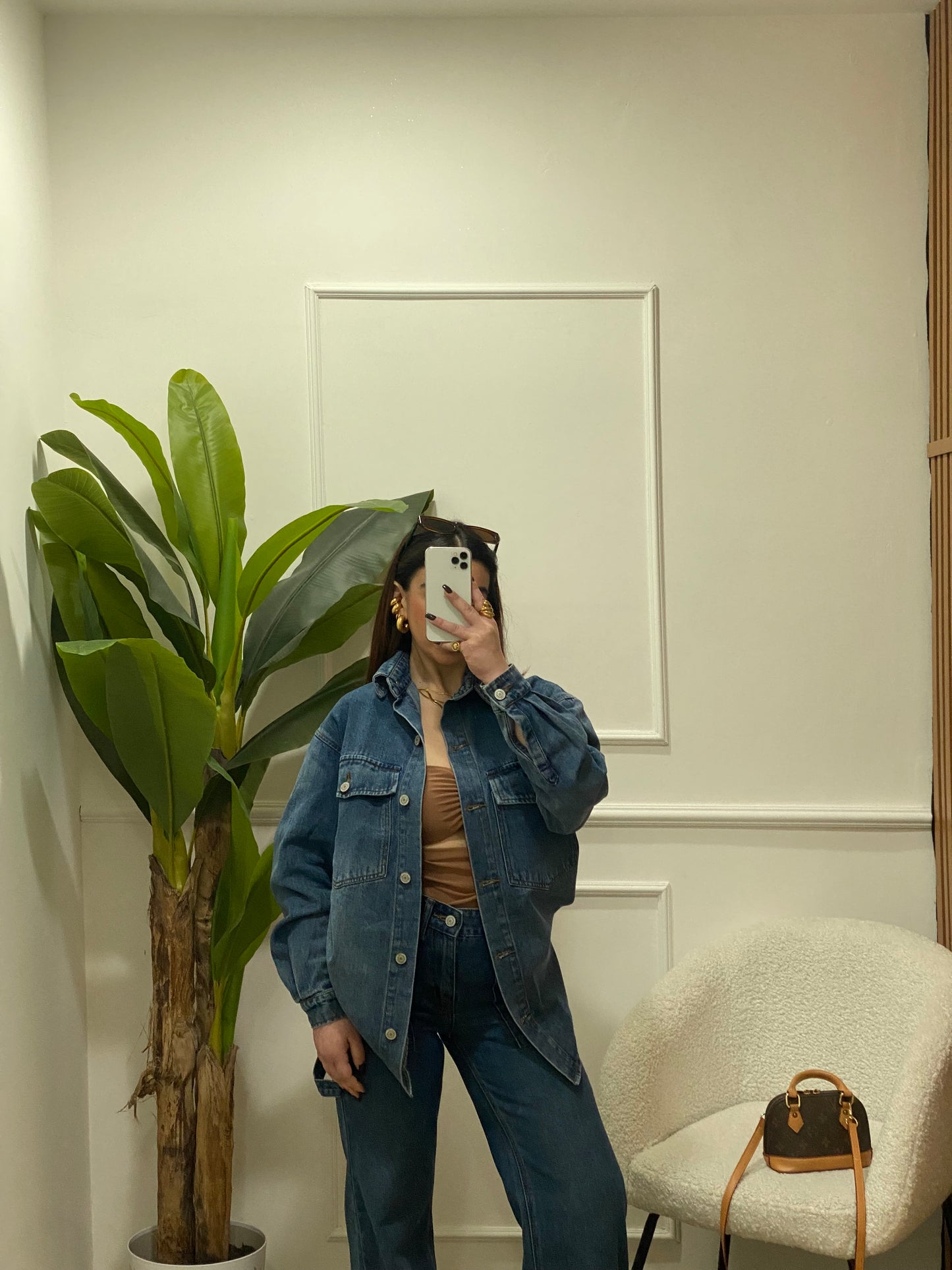 Coordinato denim camicia