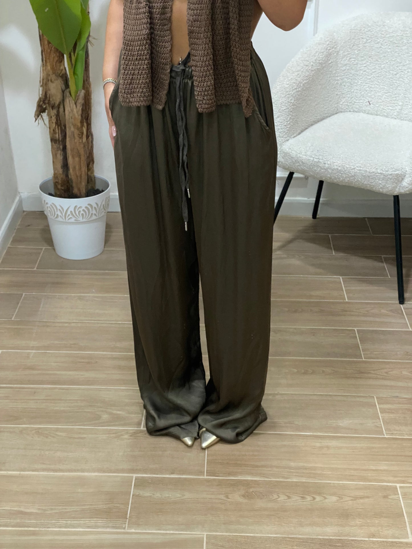 Pantalone raso basic