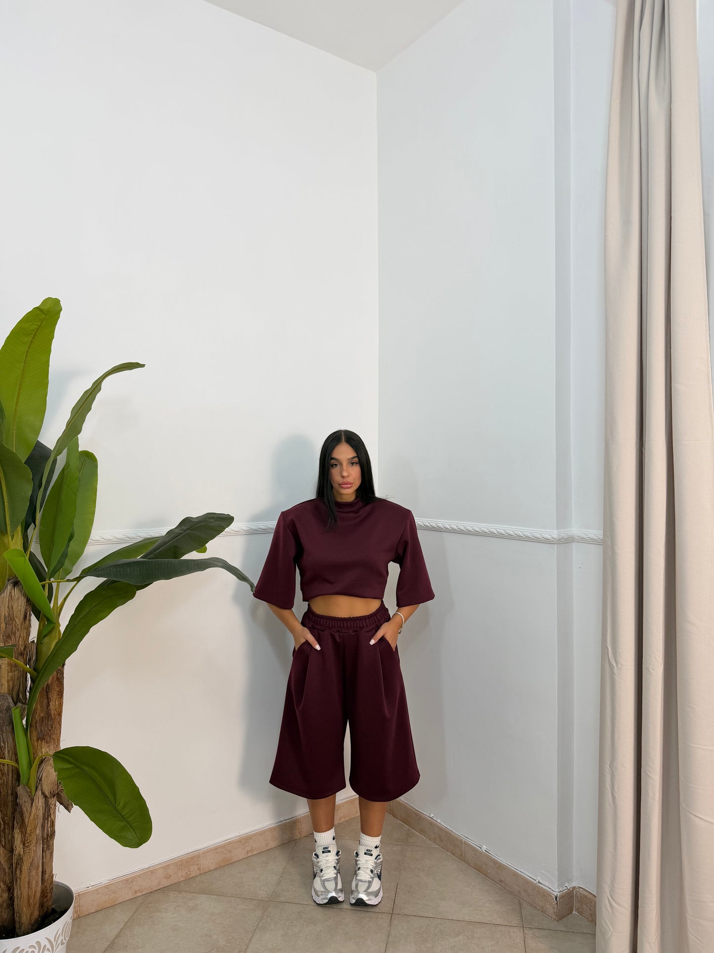 Coordinato sport bermuda
