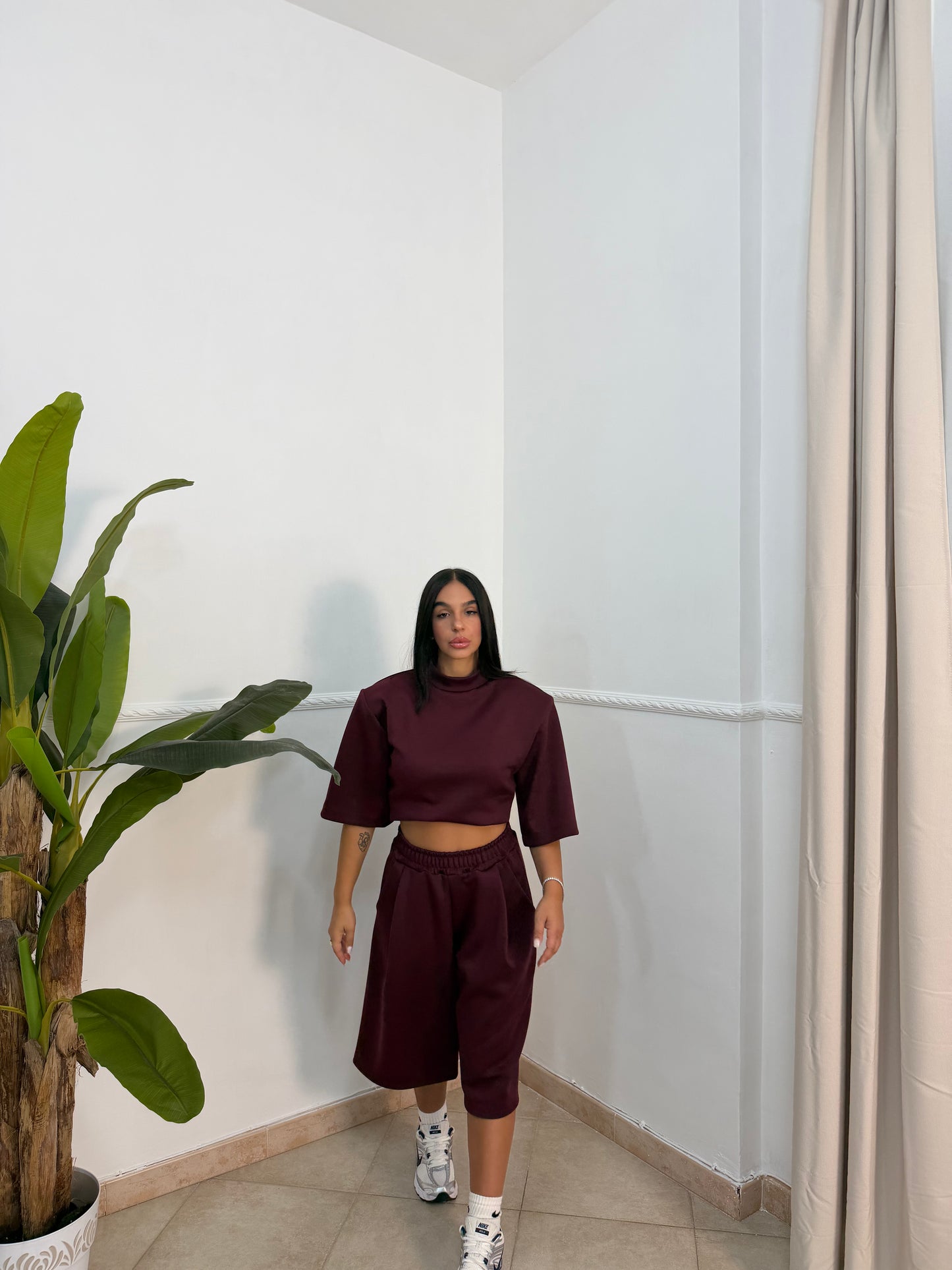 Coordinato sport bermuda