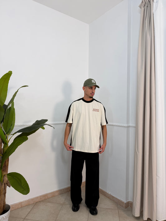T-shirt inserti camo stampa gotica