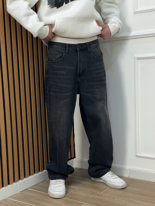 jeans baggy black