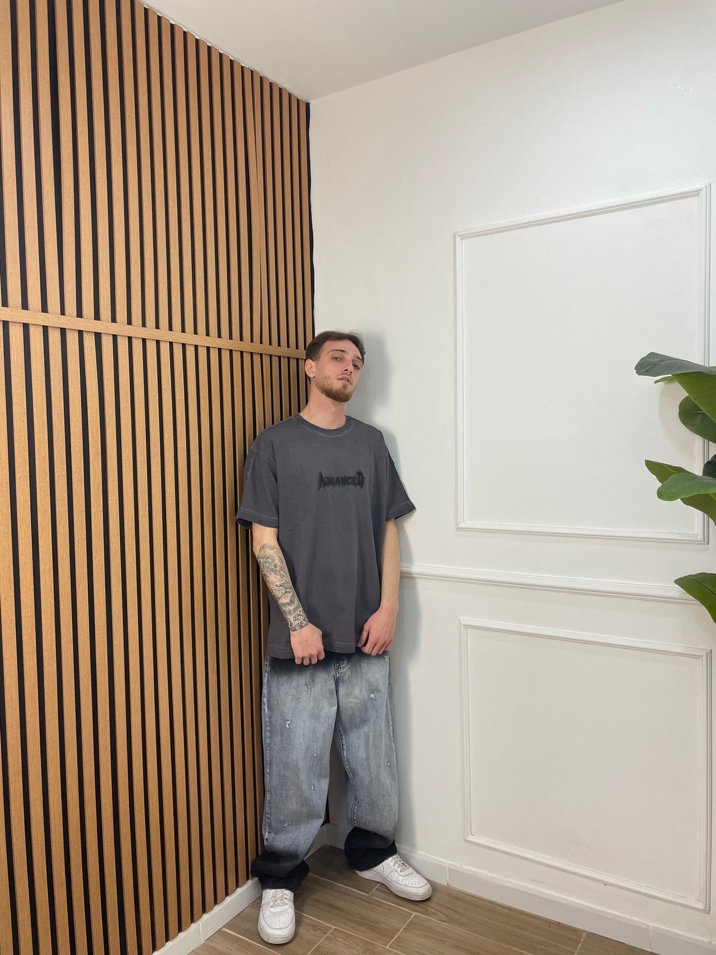 jeans baggy bicolore