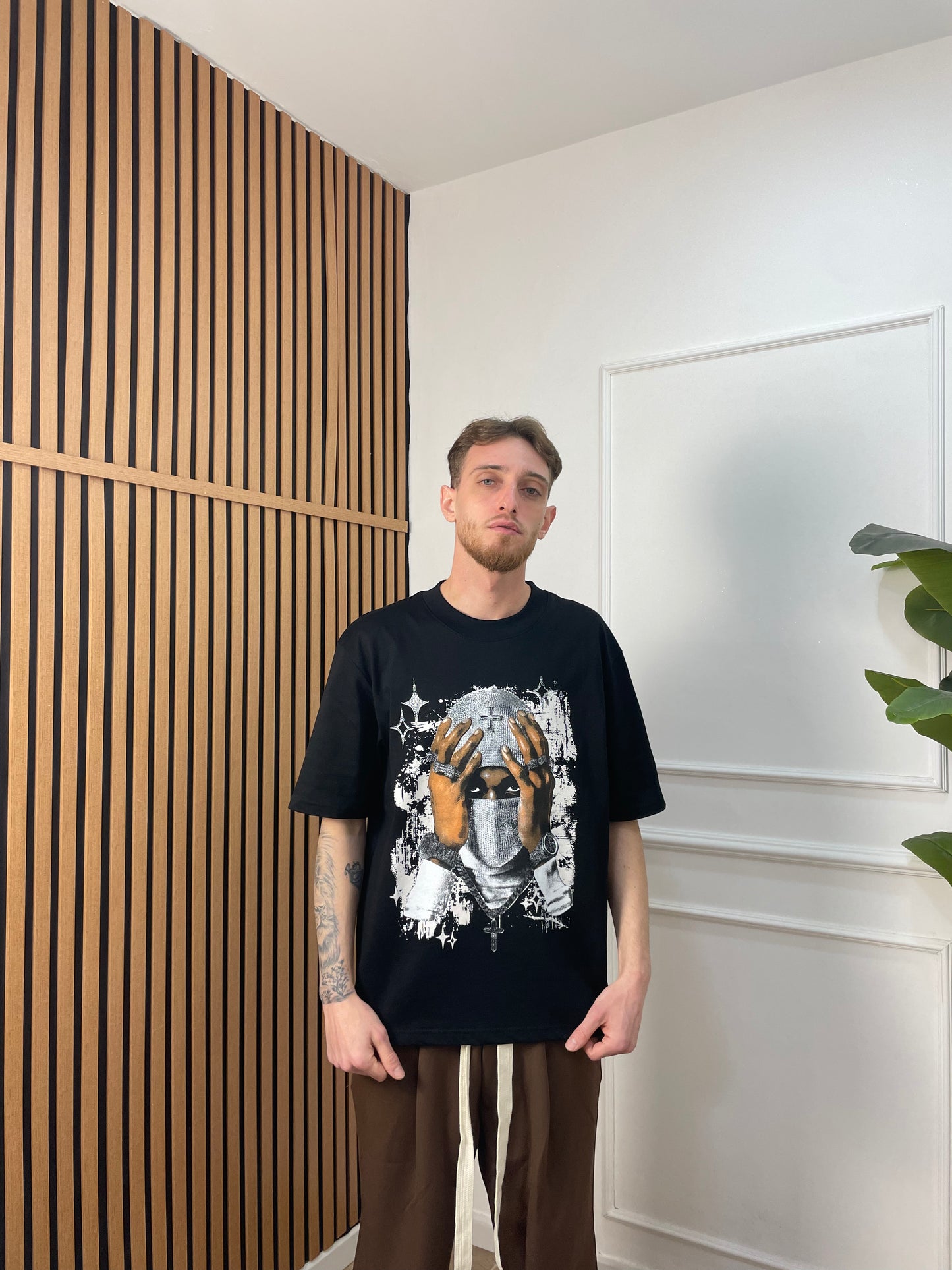 t-shirt black mood