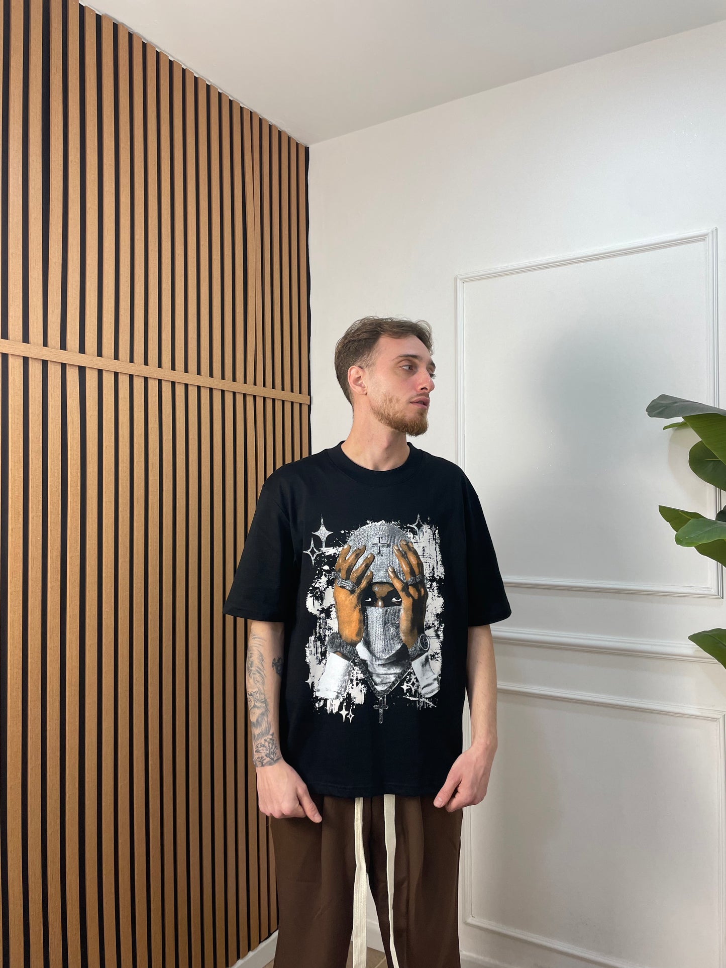 t-shirt black mood