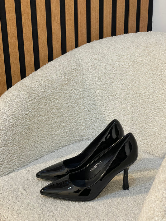 décolleté lucido black