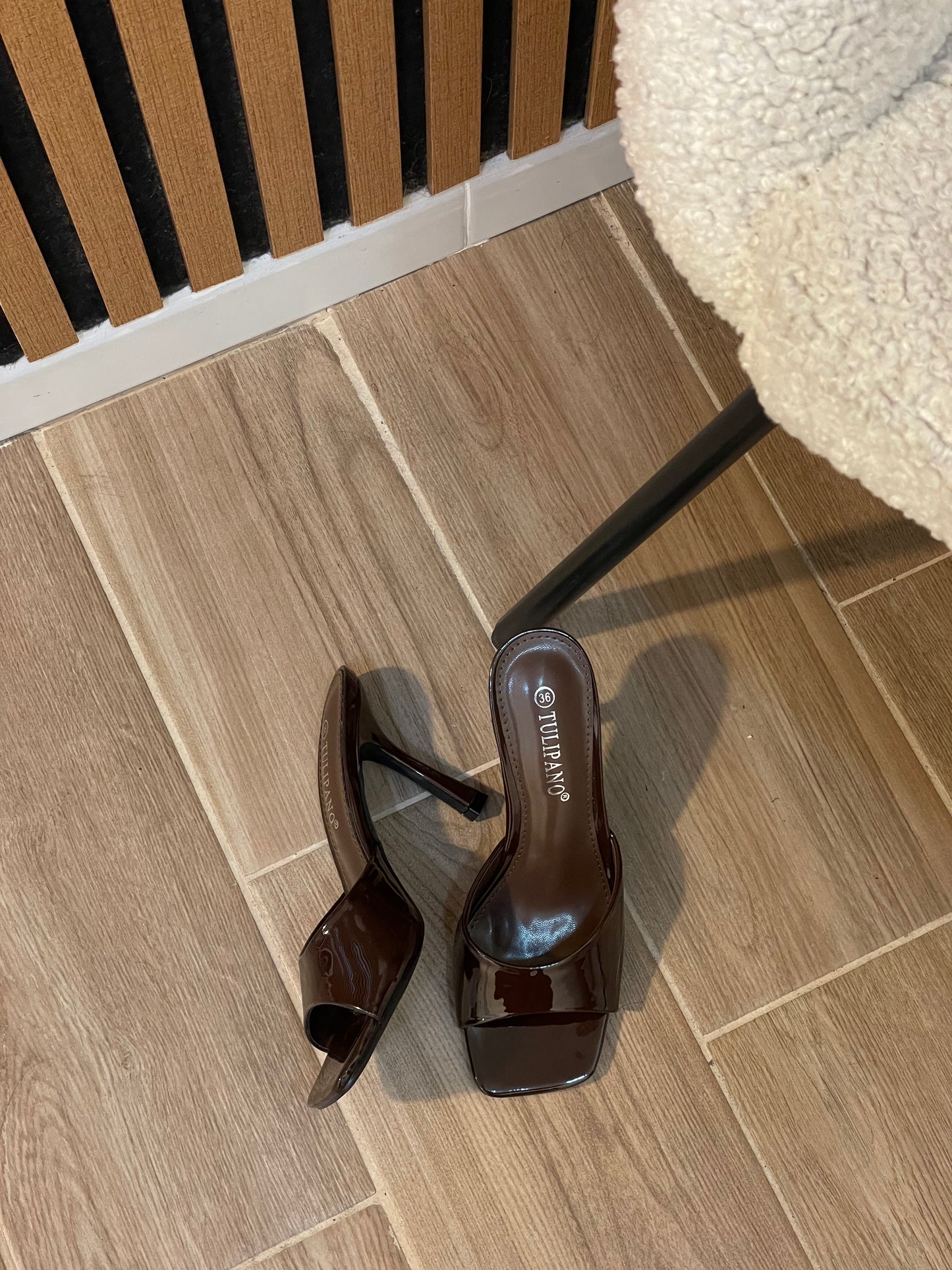 sandalo quadrato brown